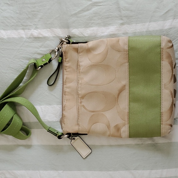 Coach Green Crossbody Purse - Picture 2 of 11